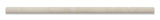 Crema Marfil Marble Honed 1/2 X 12 Pencil Liner