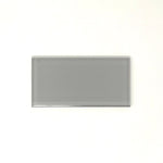 3 X 6 Mist Gray Glass Subway Tile - Rainbow Series