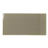 3 X 6 Taupe Glass Subway Tile - Rainbow Series