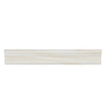 Premium White Onyx Polished 2 X 12 Milano Molding Trim