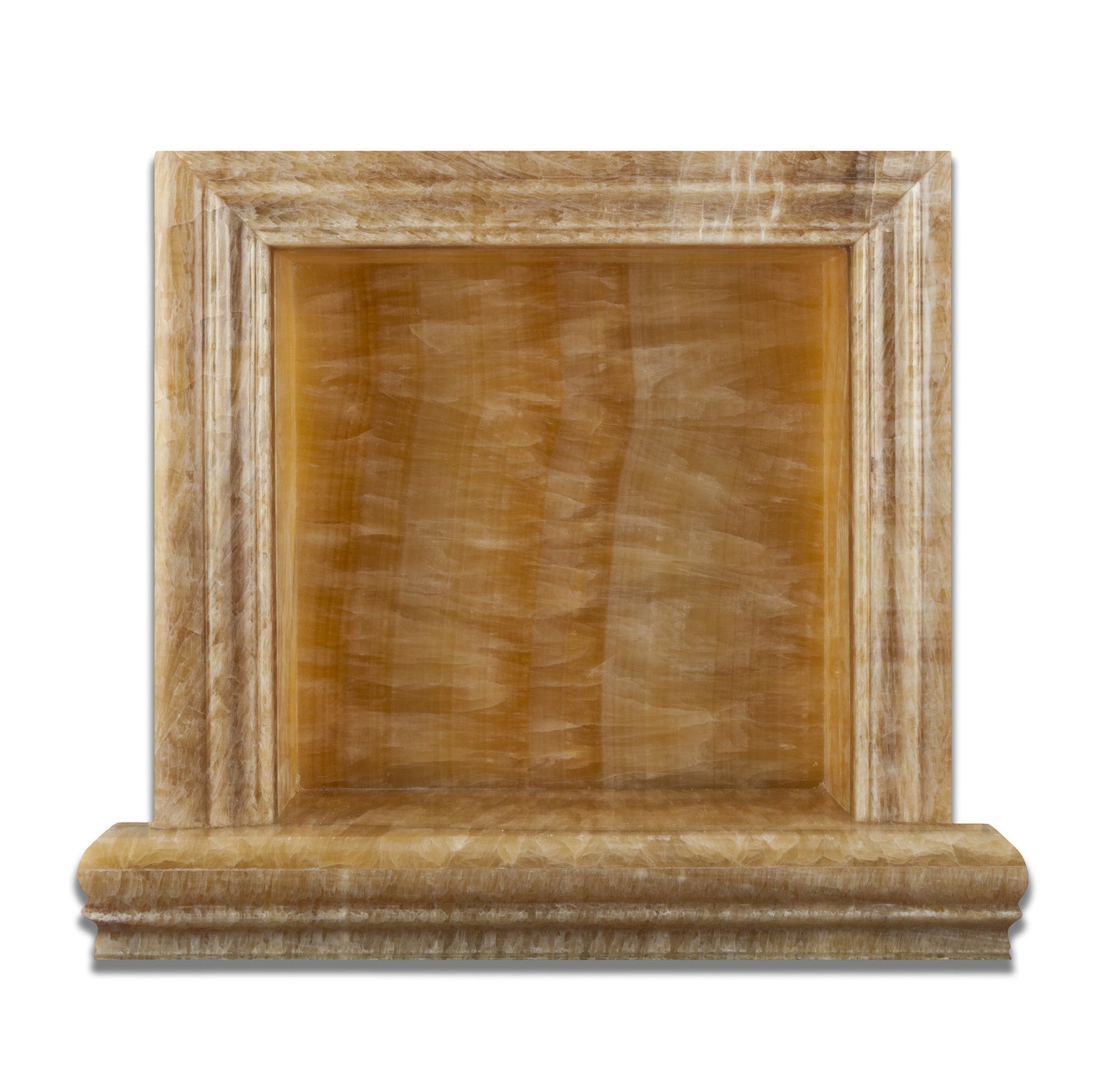 Honey Onyx Hand-Made Custom Shampoo Niche / Shelf - SMALL - Polished