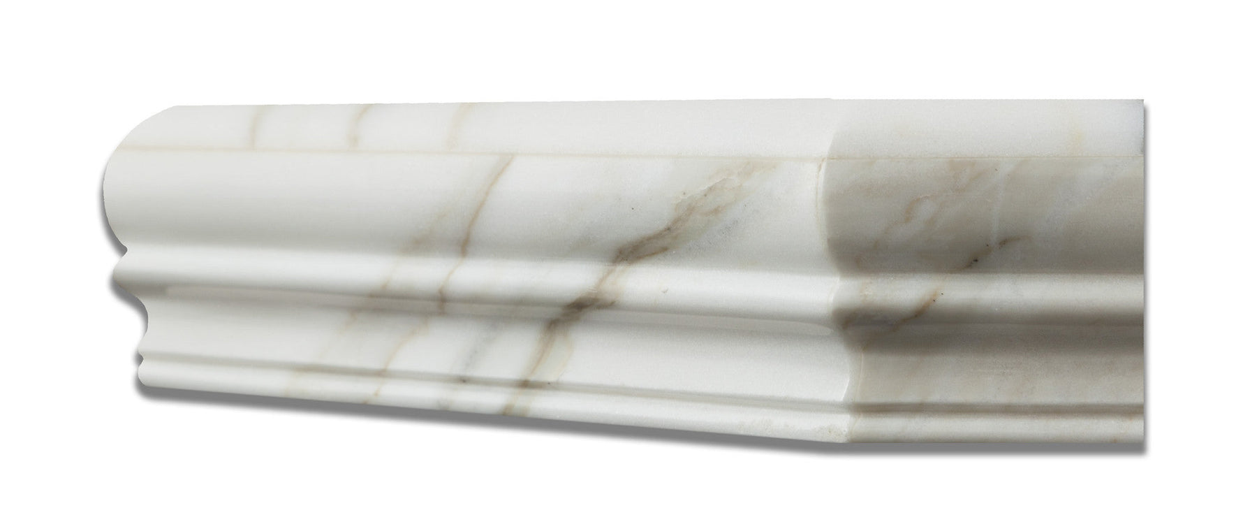 Calacatta Gold Marble Hand-Made Custom Shower Corner Shelf - Polished