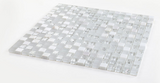 Iceberg Grey Mini Square Mosaic Wall Tile-Mixed Mosaic-American Tile Depot