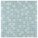 5/8 x 5/8 Iceberg Ocean Mini Square Glass Mosaic Wall Tile-Glass Mosaic-American Tile Depot