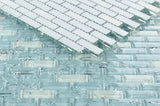 Iceberg Ocean Stack Linear Glass Mosaic Wall Tile