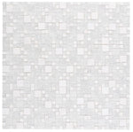 Iceberg Pure Square Glass Mosaic Wall Tile-Mixed Mosaic-American Tile Depot