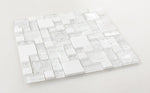 Iceberg Pure Square Glass Mosaic Wall Tile-Mixed Mosaic-American Tile Depot