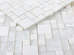 Iceberg Pure Square Glass Mosaic Wall Tile-Mixed Mosaic-American Tile Depot