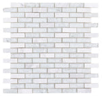 Iceberg Stack Linear Glass Mosaic Wall Tile-Mixed Mosaic-American Tile Depot