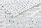 Iceberg Stack Linear Glass Mosaic Wall Tile