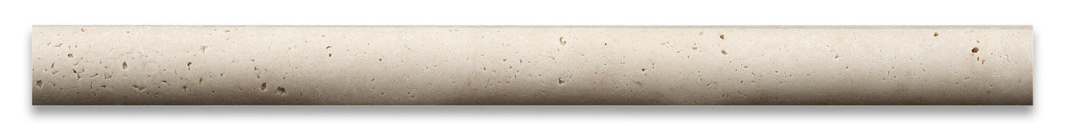 Ivory Travertine Honed 1 X 12 Dome Liner-Travertine Molding/Trim-American Tile Depot