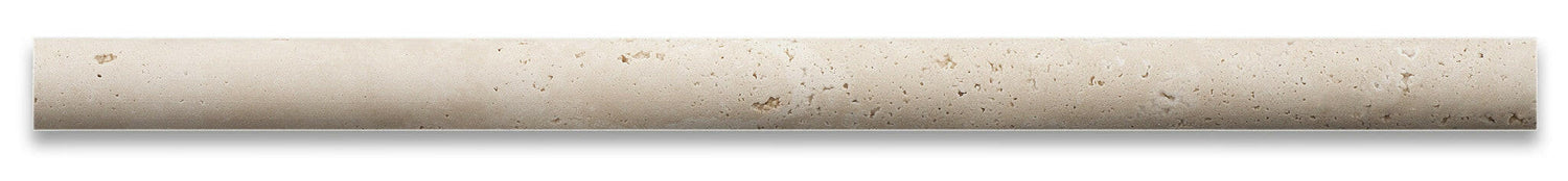 Ivory Travertine Honed 3/4 X 12 Bullnose Liner-Travertine Molding/Trim-American Tile Depot