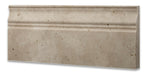 Ivory Travertine Honed 5 X 12 Baseboard Trim Molding-Travertine Molding/Trim-American Tile Depot