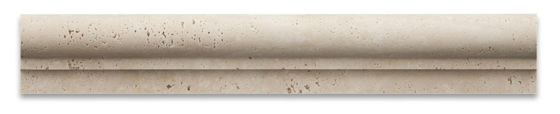 Ivory Travertine Honed OG-1 Chair Rail Molding Trim-Travertine Molding/Trim-American Tile Depot