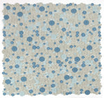 Lucy Cielo Polished Circular Glass Mosaic Tile-Glass Mosaic-American Tile Depot