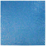 Aquarius Fancy Blue Square Glass Mosaic Tile-Glass Mosaic-American Tile Depot