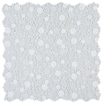 Sample of Lucy Carrara Circular Mosaic Tile-Sample-American Tile Depot