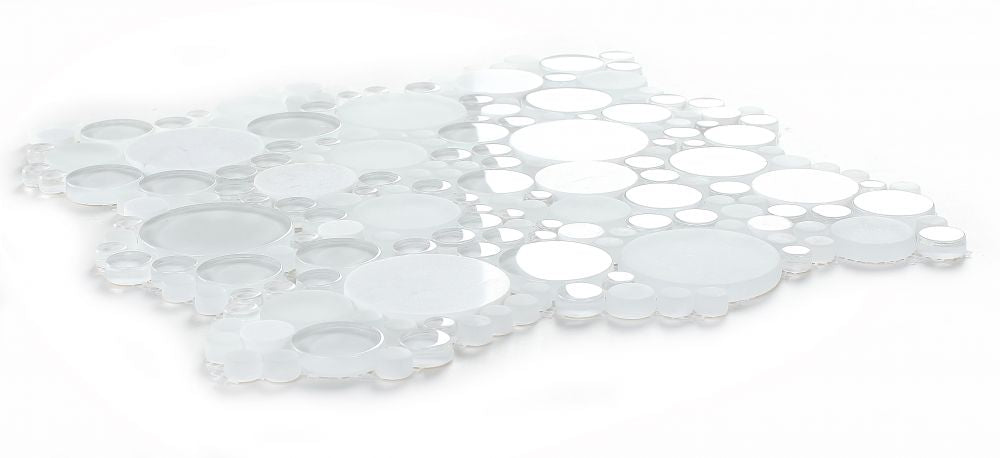 Sample of Lucy Carrara Circular Mosaic Tile-Sample-American Tile Depot