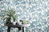 Lucy Blue Polished Circular Glass Mosaic Tile