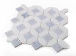 Luna Crystal Ocean Polished Octagon Marble Mosaic Tile-Marble Mosaic-American Tile Depot