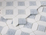 Luna Crystal Ocean Polished Octagon Marble Mosaic Tile-Marble Mosaic-American Tile Depot