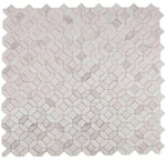 Luna Volakas White Polished Octagon Marble Mosaic Tile-Marble Mosaic-American Tile Depot