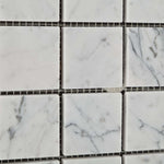 2 X 2 Carrara White Marble Polished Mosaic Tile