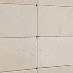 3 X 6 Crema Marfil Marble Tumbled Subway Brick Field Tile