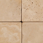 3 X 6 Ivory Travertine Tumbled Subway Brick Field Tile