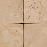 3 X 6 Ivory Travertine Tumbled Subway Brick Field Tile