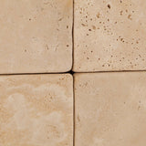 3 X 6 Ivory Travertine Tumbled Subway Brick Field Tile