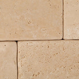 3 X 6 Ivory Travertine Tumbled Subway Brick Field Tile