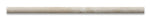 Ivory Travertine Honed 1/2 X 12 Pencil Liner