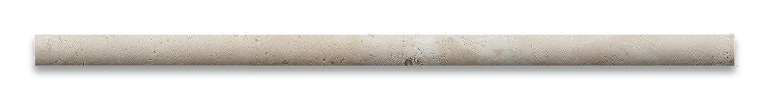 Ivory Travertine Honed 1/2 X 12 Pencil Liner