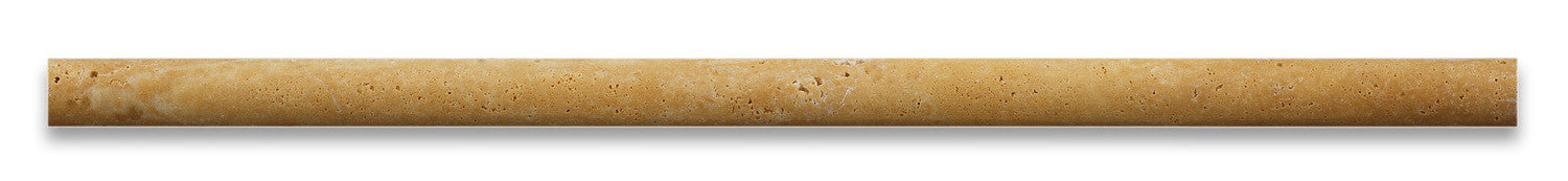 Gold / Yellow Travertine Honed 1/2 X 12 Pencil Liner