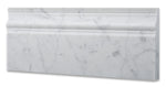 Carrara White Marble Honed Baseboard Trim Molding