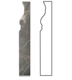 Emperador Dark Marble Polished Baseboard Trim Molding