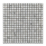 5/8 X 5/8 Carrara White Marble Honed Mosaic Tile-Marble Mosaic-American Tile Depot