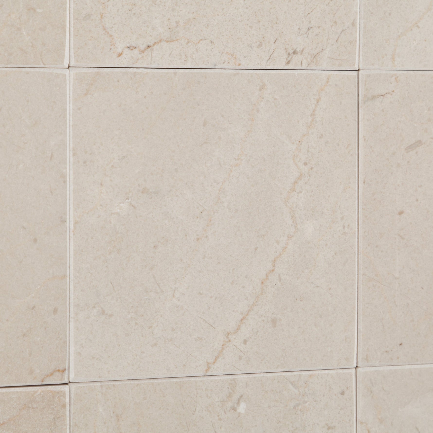 4 X 4 Crema Marfil Marble Honed Field Tile