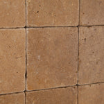 4 X 4 Noce Travertine Tumbled Field Tile