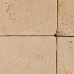 4 X 4 Ivory Travertine Tumbled Field Tile