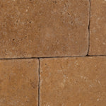 3 X 6 Noce Travertine Tumbled Subway Brick Field Tile