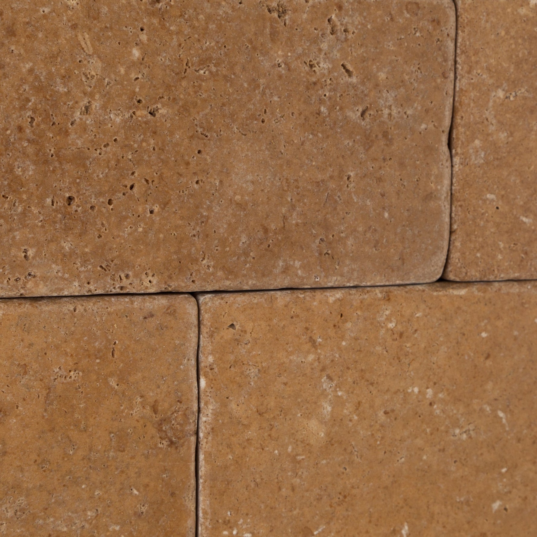 3 X 6 Noce Travertine Tumbled Subway Brick Field Tile