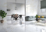 12 X 24 Statuario Nice Polished Marble Look Porcelain Tile