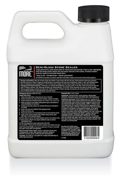 MORE™ Semi-Gloss Stone Sealer-Care & Maintenance-American Tile Depot