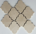 Crema Marfil Marble Polished 4" Morocco Mosaic Tile-Marble Mosaic-American Tile Depot