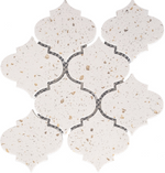 Terrazzo Gold Marble Polished 4" Morocco Mosaic Tile-Marble Mosaic-American Tile Depot