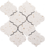 Terrazzo Gold Marble Polished 4" Morocco Mosaic Tile