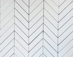 Thassos White Marble Polished 1.5" x 6" Chevron Mosaic Tile