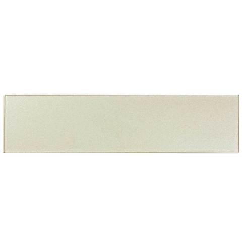 2 X 8 Cream Beige Glass Subway Tile - Rainbow Series